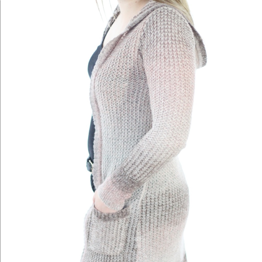 Cardigan with hood